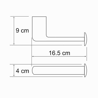 Держатель д/туал бумаги без крышки WasserKRAFT К-6896