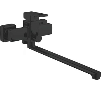 Смеситель д/ванны SHEVANIK черный S8222H