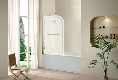 ДУШЕВАЯ ШТОРКА НА ВАННУ CEZARES RETRO A-V-1-80/145-CP-Cr-R