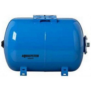 Гидроаккумулятор  VAO 080 (Н440мм х L690мм, d1") Aquasystem гориз. (1301117)распродажа остатка