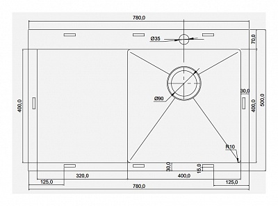 Кухонная мойка Seaman Eco Marino SMV-780L