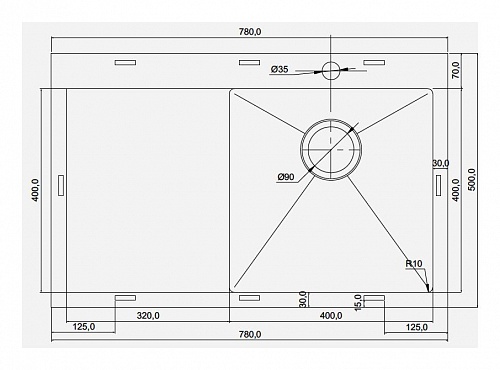 Кухонная мойка Seaman Eco Marino SMV-780L
