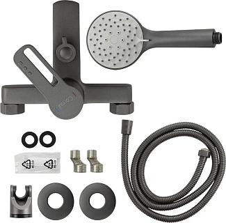 CONSUL Смеситель д/ванны к/н  ГРАФИТ (8910)