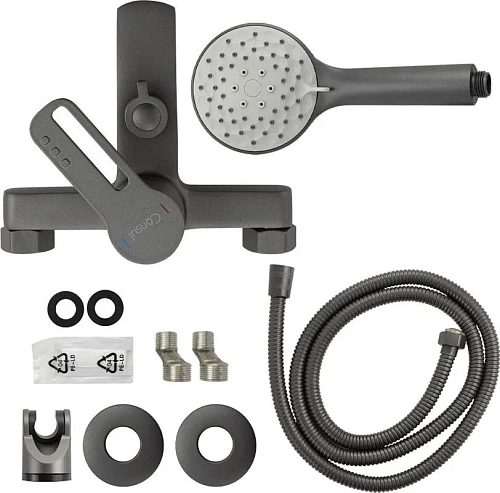 CONSUL Смеситель д/ванны к/н  ГРАФИТ (8910)