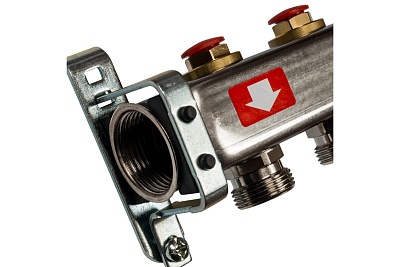 Коллектор 11-вых. нерж.ст. без расходомер. (SMS 0932 000011) STOUT  АКЦИЯ !!!