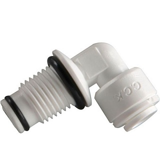 Фитинг угловой (тр-резьба) с двойной резинкой Raifil 4МЕ4 W-1 1/4"-1/4"