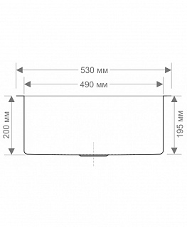Мойка нерж врезная  Seaman ECO Marino SME-530