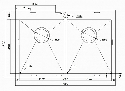 Кухонная мойка Seaman Eco Marino SMB-7651D