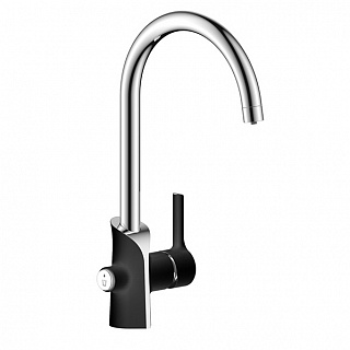 Смеситель д/кухни ELAT черный/хром  под фильтр картридж d40  4009L  ARGO 41710 