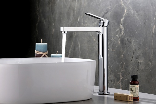 Смеситель д/умывальника "PLUS GRACE" (1509С) высокий LEMARK ВЫГОДА!!