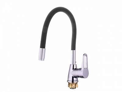 Смеситель д/кухни G-lauf (ZOP4-F045X) + гибкий излив (UCG-3257KB черный) 