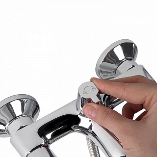 Смеситель для ванны с керамическим дивертором Bounce, IDDIS, BOUSB02i02WA