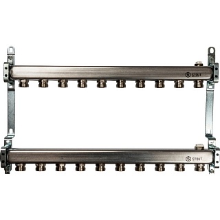 Коллектор 10-вых. нерж.ст. без регул. клап. (SMS 0923 000010) STOUT 