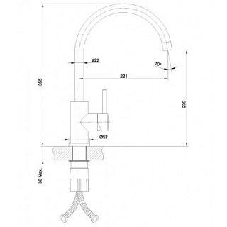 Смеситель д/кухни "EXPERT" (5078S) LEMARK 
