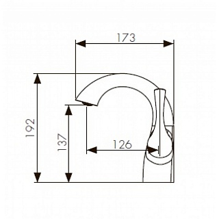 Смес д/раковины Kaiser Comba ф35 (48011)