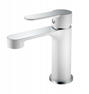 Смеситель д/раковины Haiba HB10557-8 белый/хром