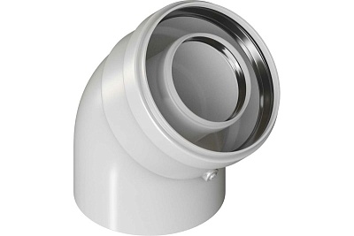 Угол 45° ф80/125mm  (м-п) TR.12545