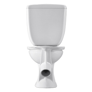 Унитаз-комп "Виктория" тарельчатый белый  с арм., сид., креп (Воротынск) 