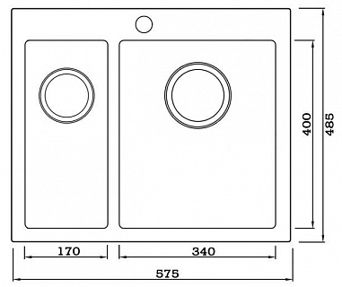 Кухонная мойка Seaman Eco Marino SMV-575L