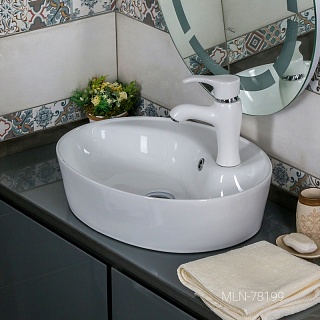 Умывальник фигурный 78199 MELANA