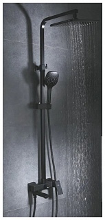Душ. система ROSE черный R2836H