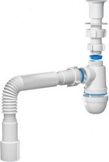 Сифон 40х40/50 Варяг с гофрой  Ани пласт С5015 (25)