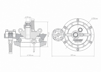 Оголовок  скважинный ОСПБ 130-140/32 
