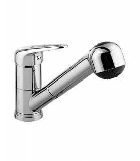 Смеситель д/кухни "LUNA" (4150С) 40 мм. с вытягивающимся изливом LEMARK 