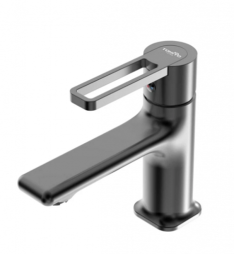 Смеситель д/умывальника "KUDO " (KUD-1011) черный TOKITO