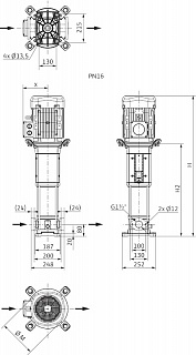 Насос HELIX V 1012-1/16/E/KS/400-50 (4150558)