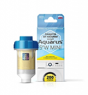 Фильтр от накипи AQUARUS 5'' W mini 3/4" ресурс 8 000 л до 6 атм