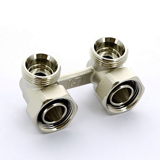 Узел нижнего подключения 3/4 ЕКх3/4 ЕКдля двухтрубной системы (193N3300) угловой