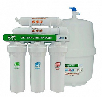 Система обратного осмоса 5-ти стадийная Raifil RO808-550-EZ (190 л/сут) (786)