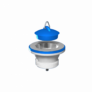 Выпуск 1 1/2" х40 (сетка, пробка, цепочка) M106  АниПласт (50)