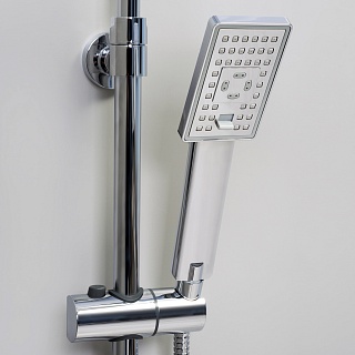 Душевой комплект с термостатическим смесителем "Thermo" (A15502)   WasserKraft