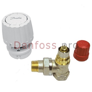 Комплект терморегулятора RA-G/RA2994 прямой Ду15 (013G2184) "Danfoss"