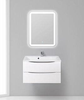 Комплект мебели 80 "MARINO" MARINO-800-2C-SO-BL-P белый 2ящ. BelBagno (ум.BB800/450-LV-MR-AST)