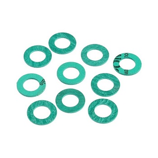 Набор прокладок из безасбестового паранита 3/4" 24х14 h2мм (10 шт)