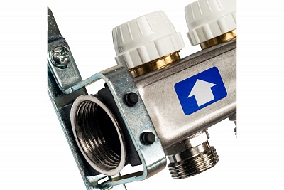 Коллектор 13-вых. нерж.ст. с регул. клапанами (SMS 0922 000013) STOUT 