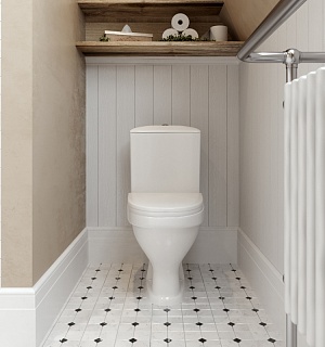 Унитаз-комп "Вест" бел.в комплекте(Воротынск) 