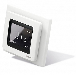 Терморегулятор DEVIreg Touch полярно-белый,сенсорный 140F1071