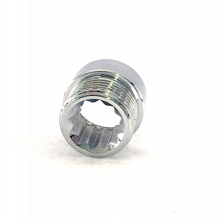 Гайка удл. 1/2"  10мм  Хром  VIEIR SAX10  (500/10)