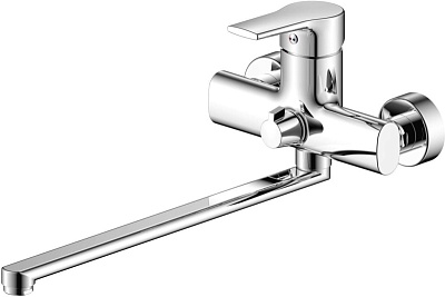 Смеситель д/ванны ORFEY карт. d40  длин. излив переключение керамич. 40L35L/K  ARGO 43471