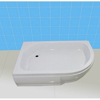 Поддон акриловый 0,9х0,7х0,24 RIVER WEMOR полукруг L