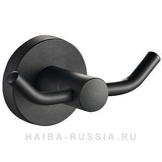 Крючок двойной черный HB8705-2 HAIBA 
