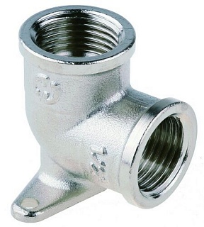 Уголок 1/2" г/г с креплением ник. GF (60/10) (SFT-0039-000012)