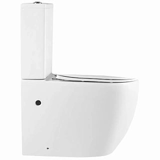 Унитаз-компакт безободковый Vincea "Evo" белый .сиденье slim м/л  VT2-34 (VT2B-34 + VT2T-34)