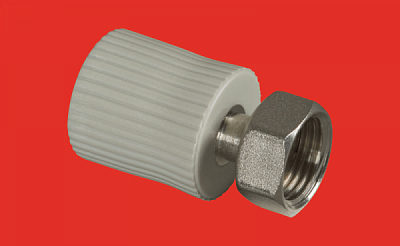 Переходник с мет.с накид. гайкой 20х1/2"  FV-Plast (120/10)
