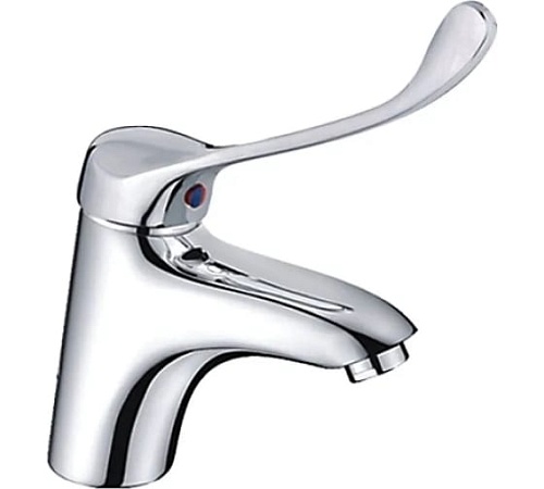 Смеситель д/раковины Haiba HB1054 хром с хирург.ручкой