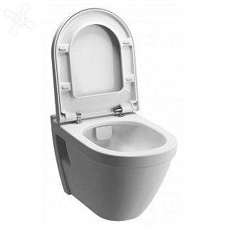 Унитаз подвесной VITRA S50 с Rim-ex с тонким сиденьем (7740В003-0075 + 110-003-019)